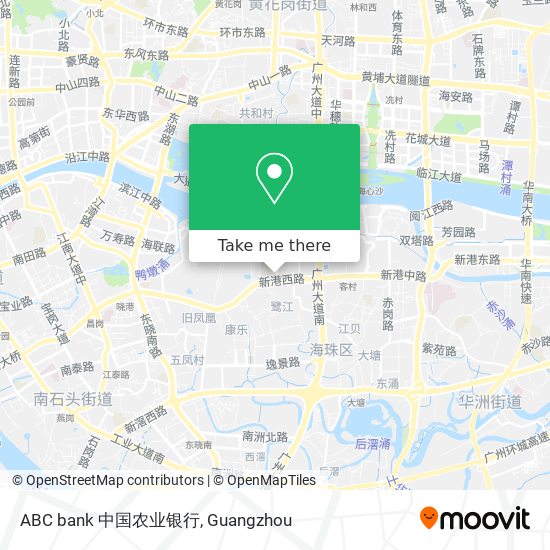 ABC bank 中国农业银行 map