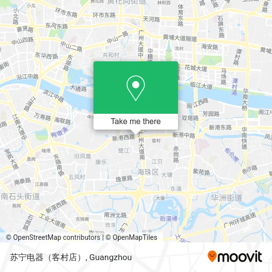 苏宁电器（客村店） map