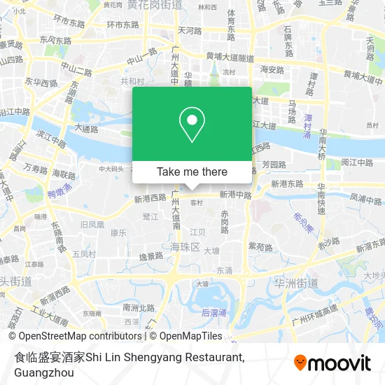 食临盛宴酒家Shi Lin Shengyang Restaurant map