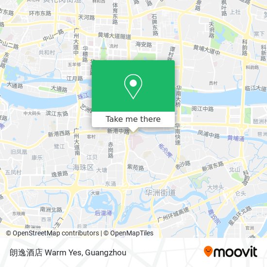 朗逸酒店 Warm Yes map