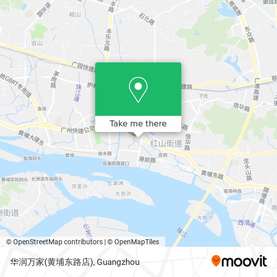 华润万家(黄埔东路店) map