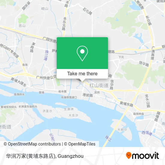 华润万家(黄埔东路店) map