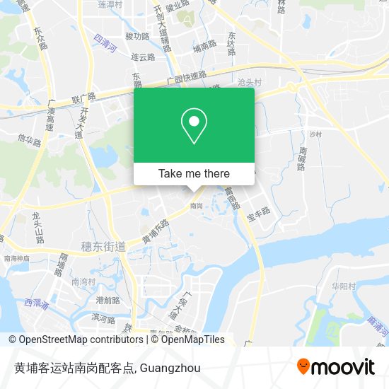 黄埔客运站南岗配客点 map
