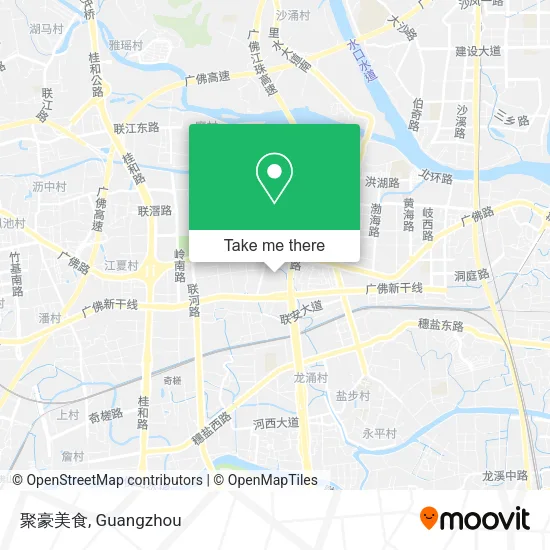 聚豪美食 map