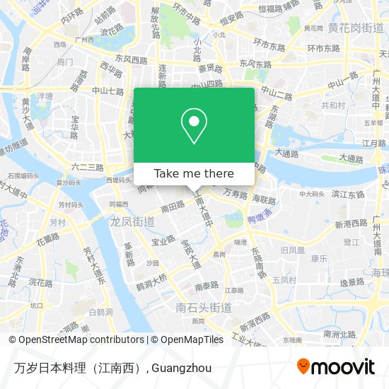 万岁日本料理（江南西） map