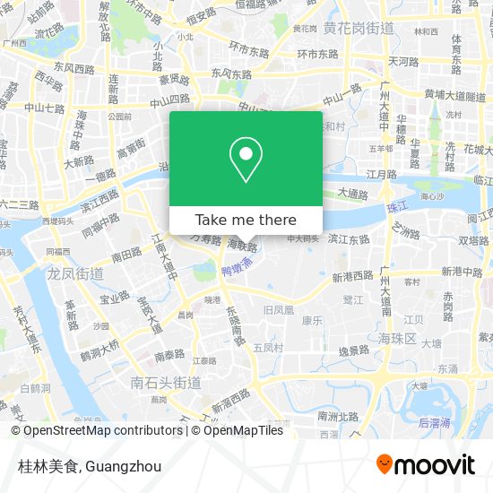 桂林美食 map