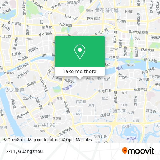7-11 map