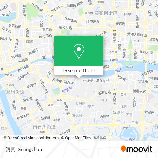 清真 map
