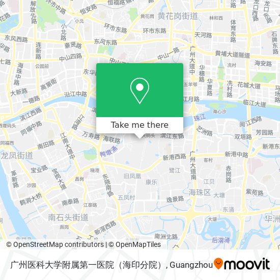 广州医科大学附属第一医院（海印分院） map