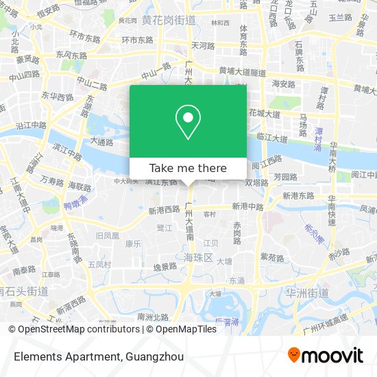 Elements Apartment map