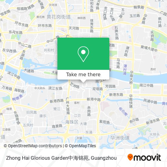 Zhong Hai Glorious Garden中海锦苑 map