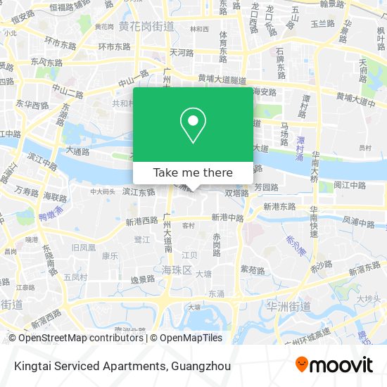 Kingtai Serviced Apartments map