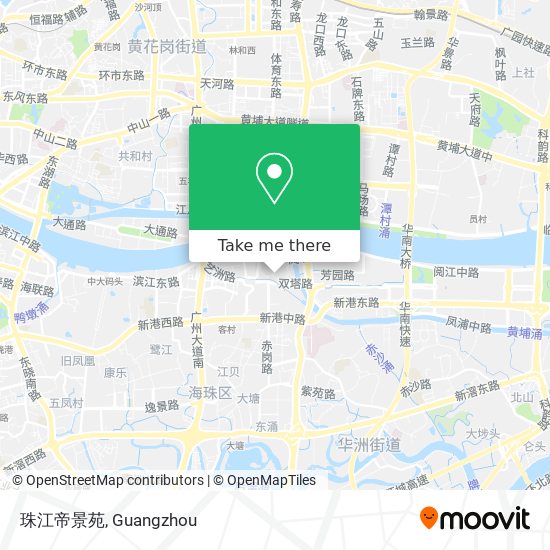 珠江帝景苑 map