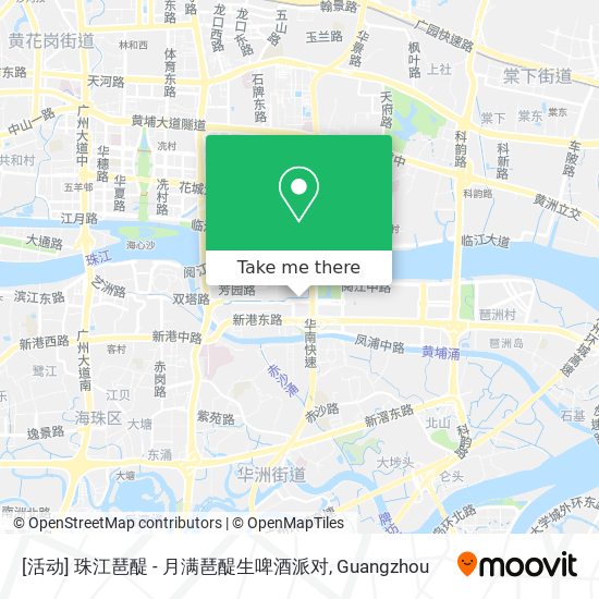 [活动] 珠江琶醍 - 月满琶醍生啤酒派对 map