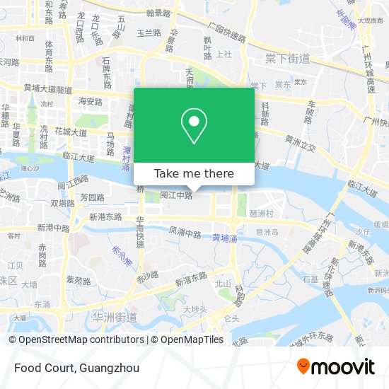 Food Court map