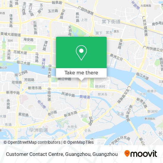 Customer Contact Centre, Guangzhou map