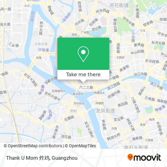 Thank U Mom 炸鸡 map