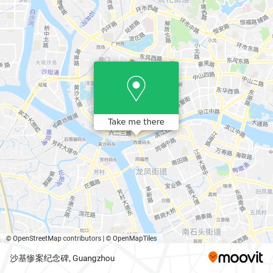 沙基惨案纪念碑 map