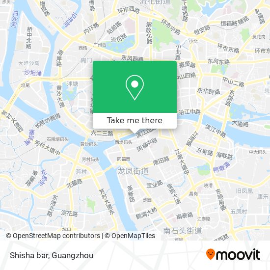 Shisha bar map