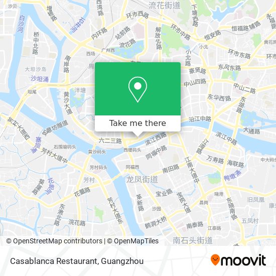 Casablanca Restaurant map