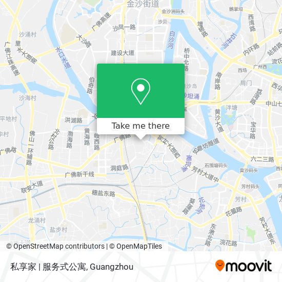 私享家 | 服务式公寓 map