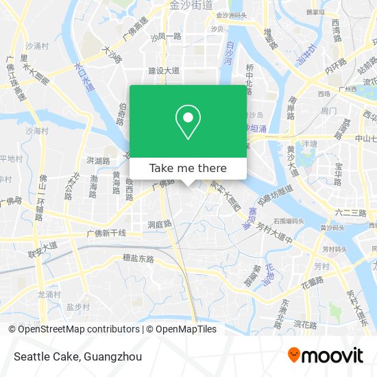 Seattle Cake map