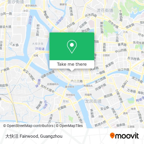 大快活 Fairwood map