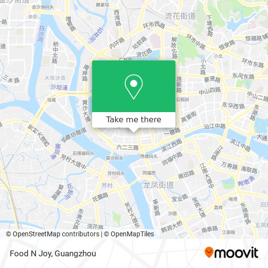 Food N Joy map