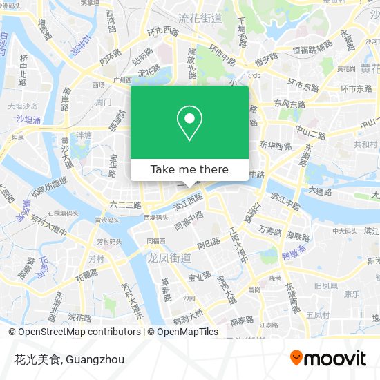 花光美食 map