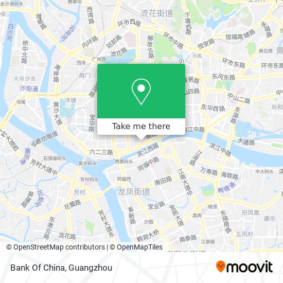 Bank Of China map