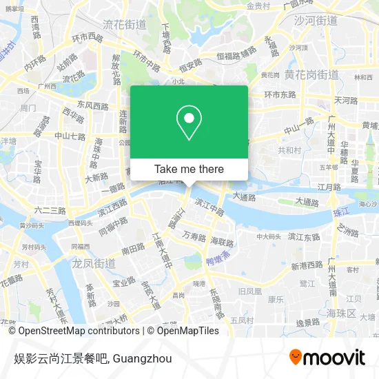 娱影云尚江景餐吧 map