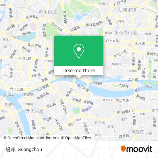 堤岸 map
