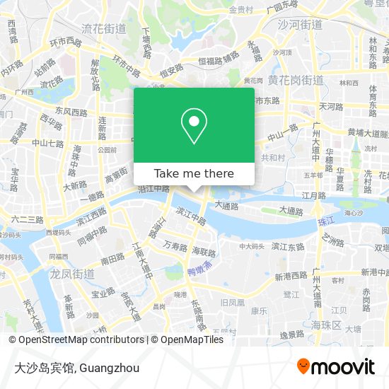 大沙岛宾馆 map