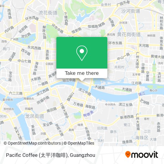 Pacific Coffee (太平洋咖啡) map