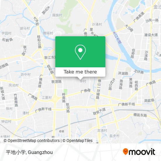 平地小学 map