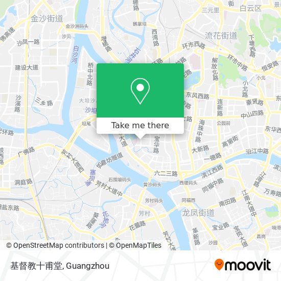 基督教十甫堂 map