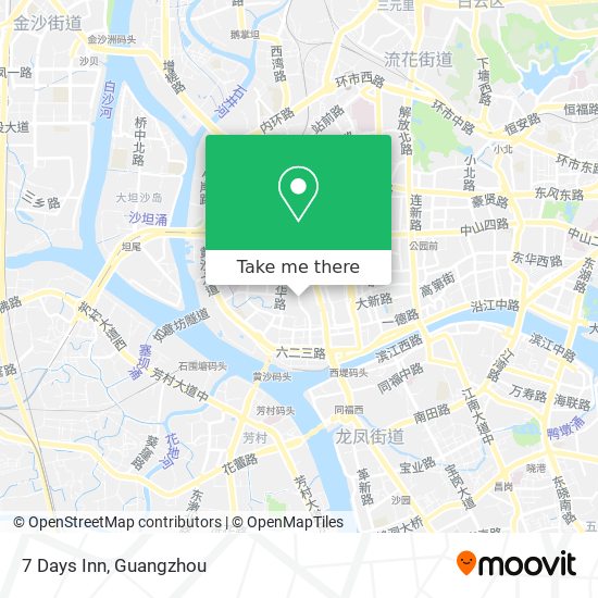 7 Days Inn map