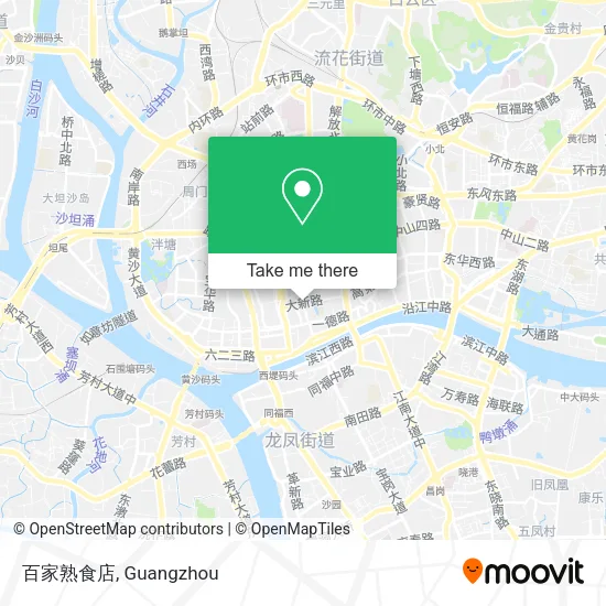 百家熟食店 map