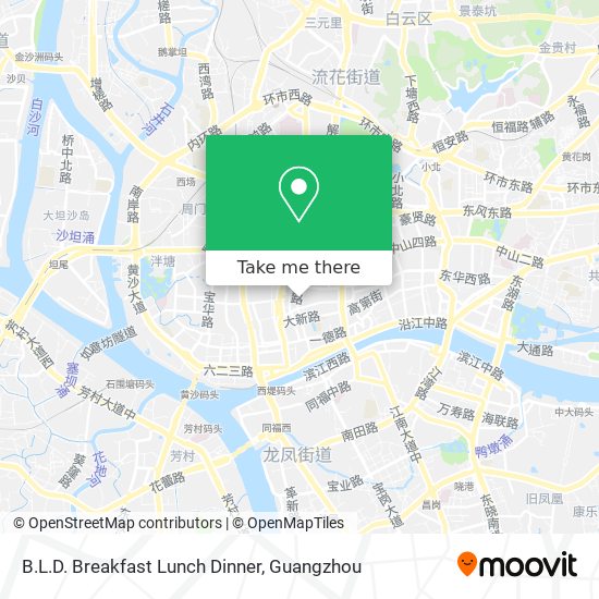 B.L.D. Breakfast Lunch Dinner map
