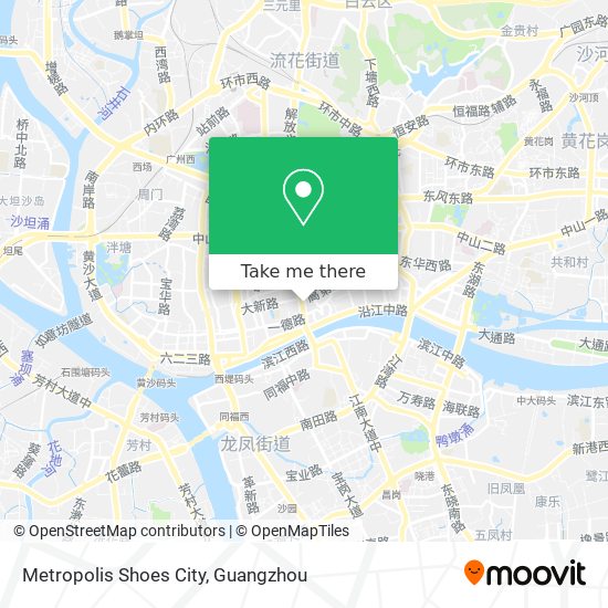 Metropolis Shoes City map