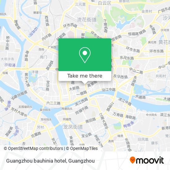 Guangzhou bauhinia hotel map