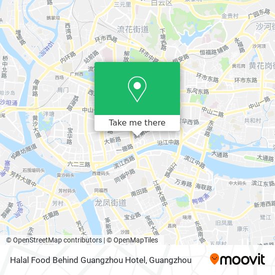 Halal Food Behind Guangzhou Hotel map