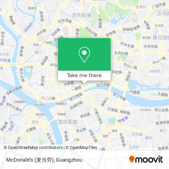 McDonald's (麦当劳) map