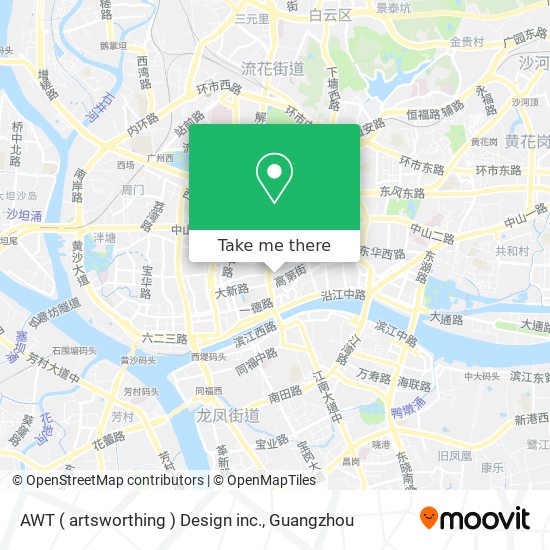 AWT ( artsworthing ) Design inc. map