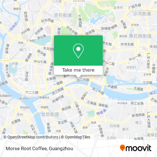 Morse Root Coffee map