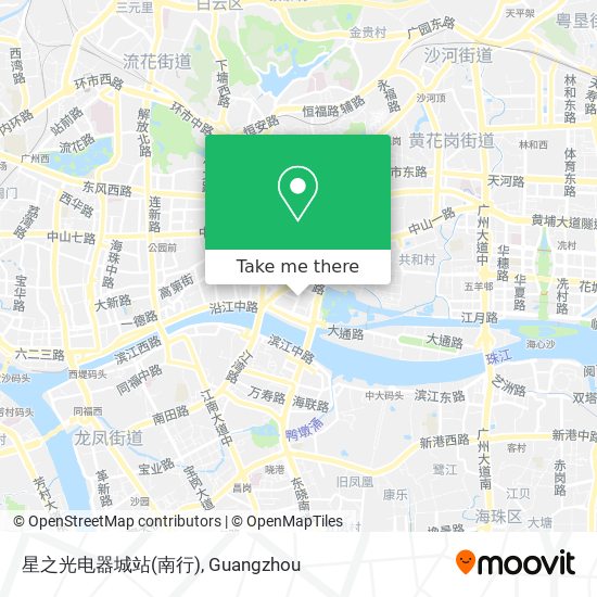 星之光电器城站(南行) map