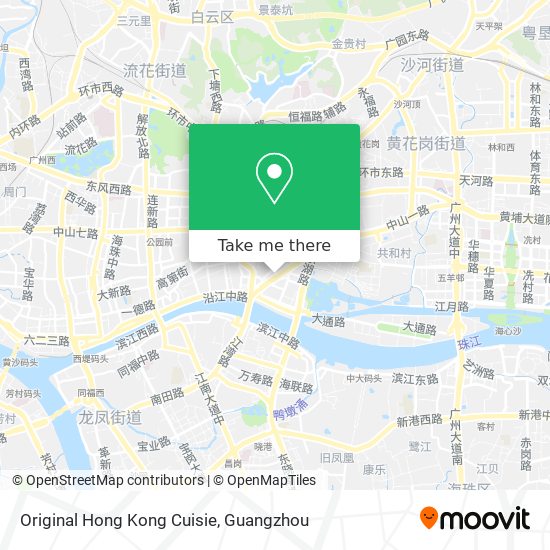 Original Hong Kong  Cuisie map