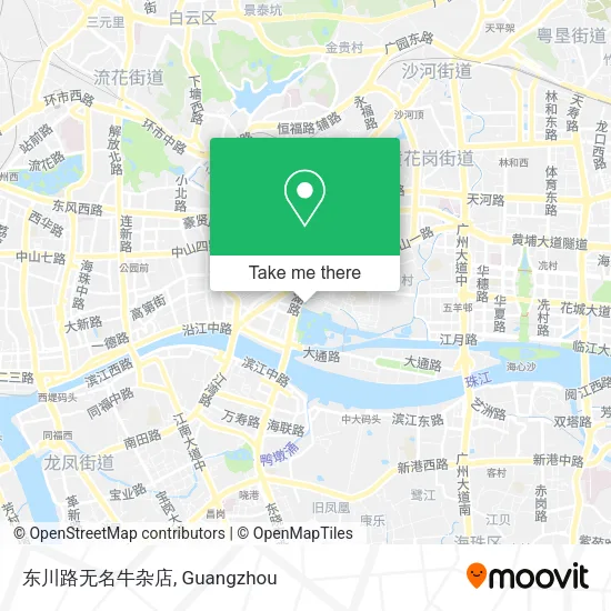 东川路无名牛杂店 map