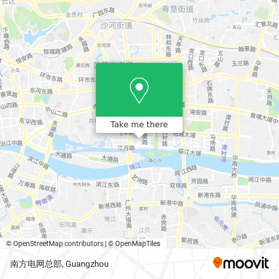 南方电网总部 map