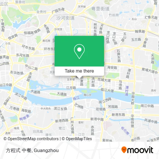 方程式 中餐 map